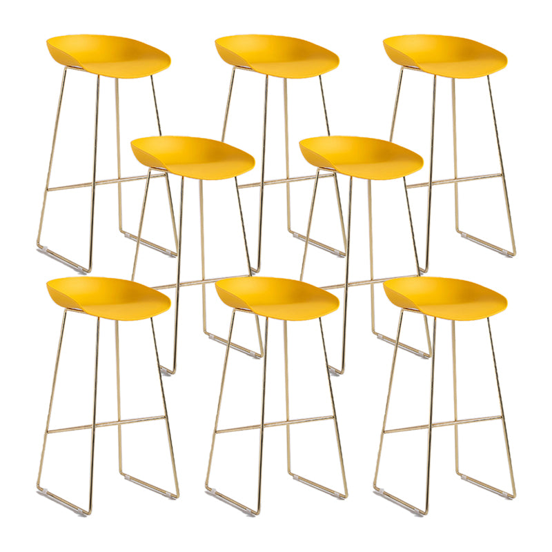 Industrial Bar Stool with Bucket Plastic Stool for Restaurant