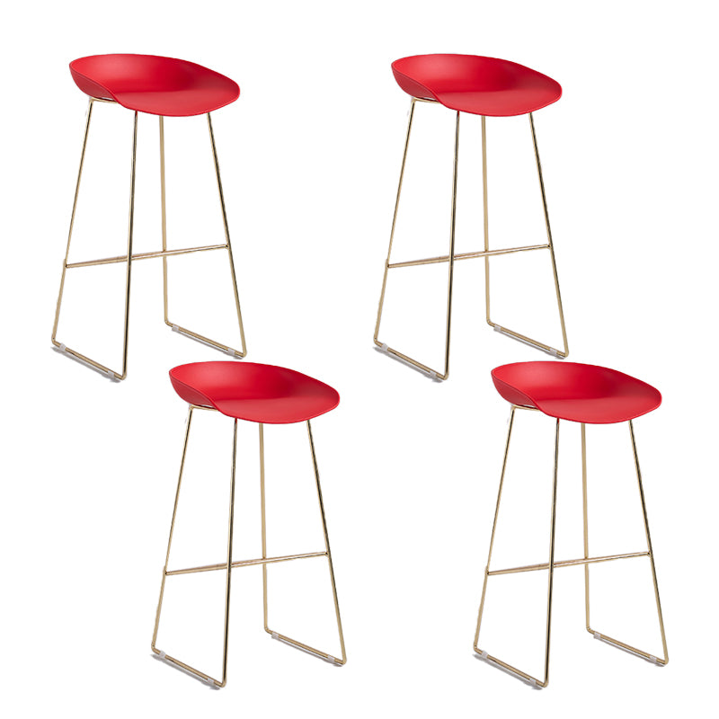 Industrial Bar Stool with Bucket Plastic Stool for Restaurant