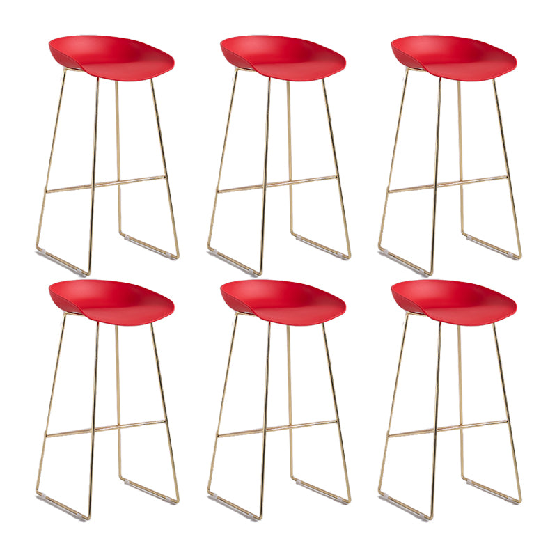 Industrial Bar Stool with Bucket Plastic Stool for Restaurant