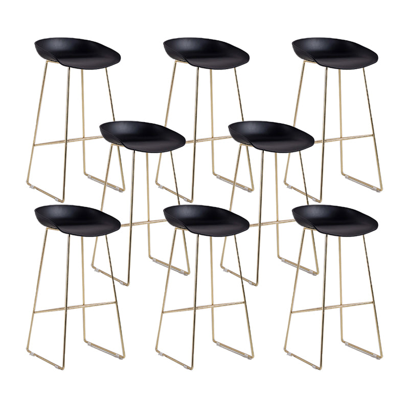 Industrial Bar Stool with Bucket Plastic Stool for Restaurant