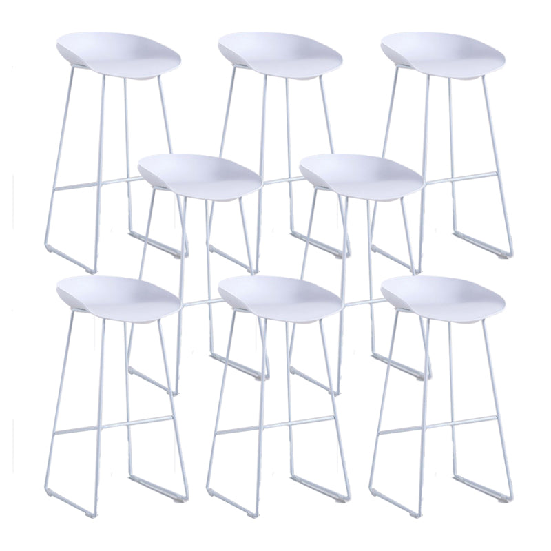 Industrial Bar Stool with Bucket Plastic Stool for Restaurant