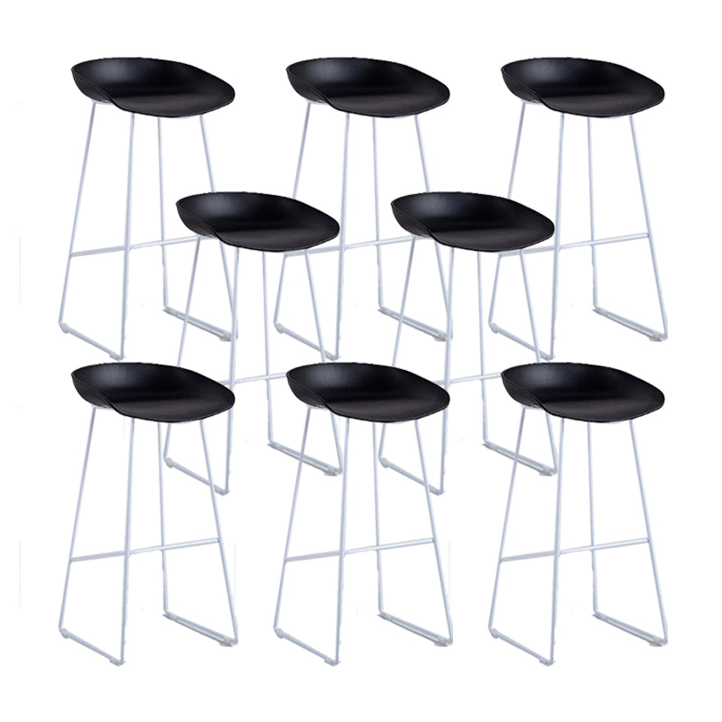 Industrial Bar Stool with Bucket Plastic Stool for Restaurant