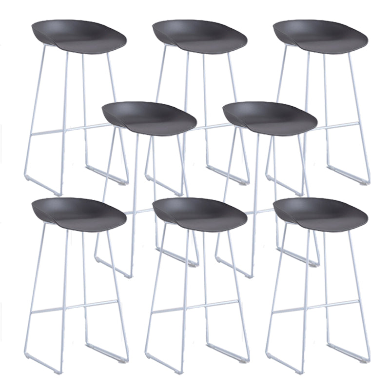 Industrial Bar Stool with Bucket Plastic Stool for Restaurant