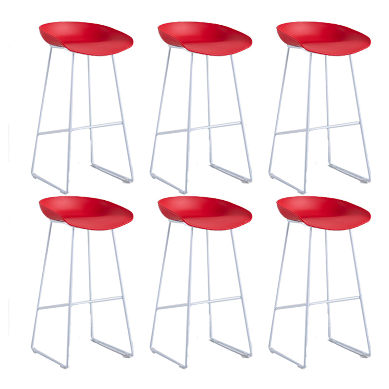 Industrial Bar Stool with Bucket Plastic Stool for Restaurant