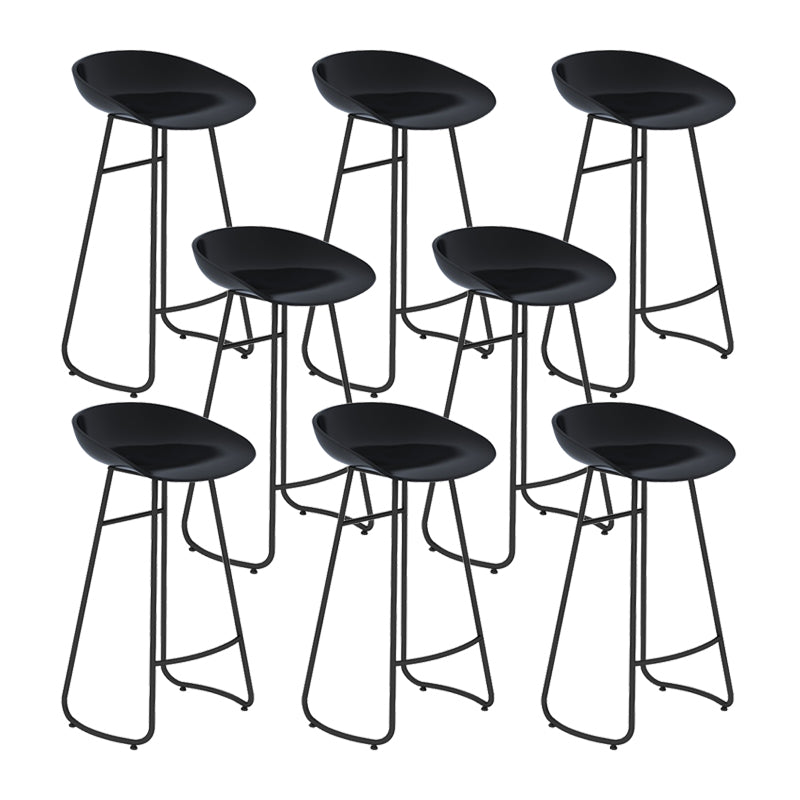 Industrial Counter Stool with Bucket Plastic Bar Stools for Bristol