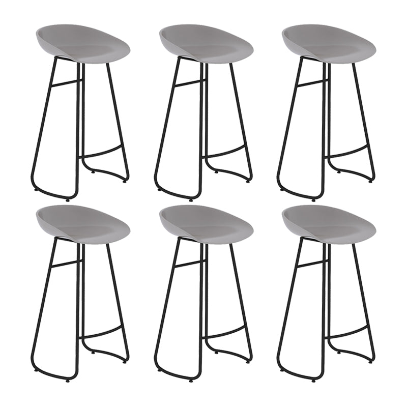 Industrial Counter Stool with Bucket Plastic Bar Stools for Bristol