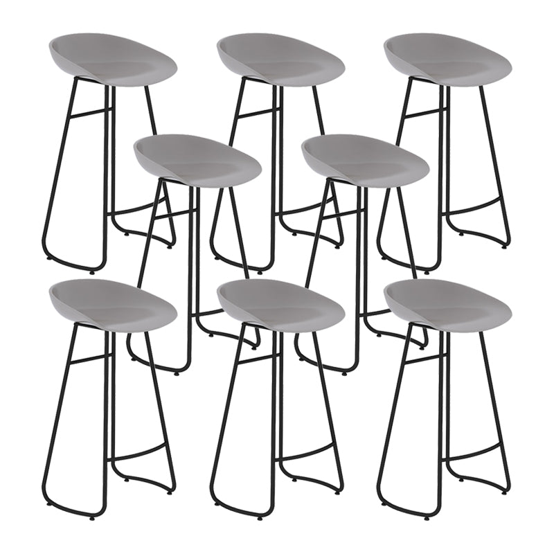 Industrial Counter Stool with Bucket Plastic Bar Stools for Bristol