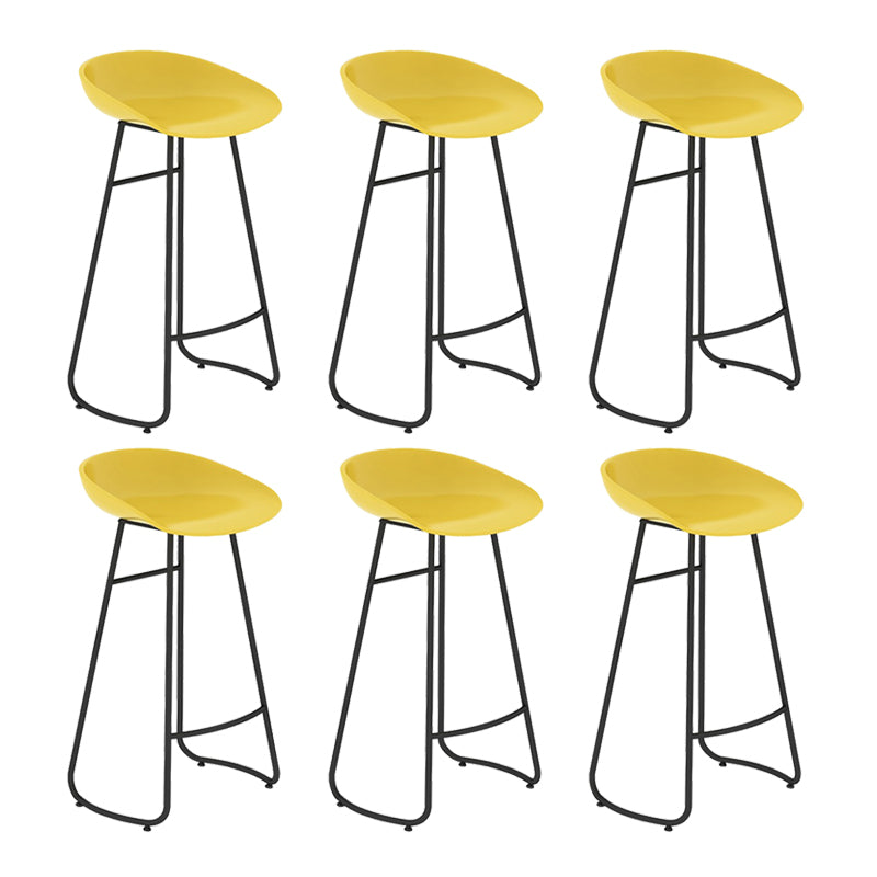 Industrial Counter Stool with Bucket Plastic Bar Stools for Bristol