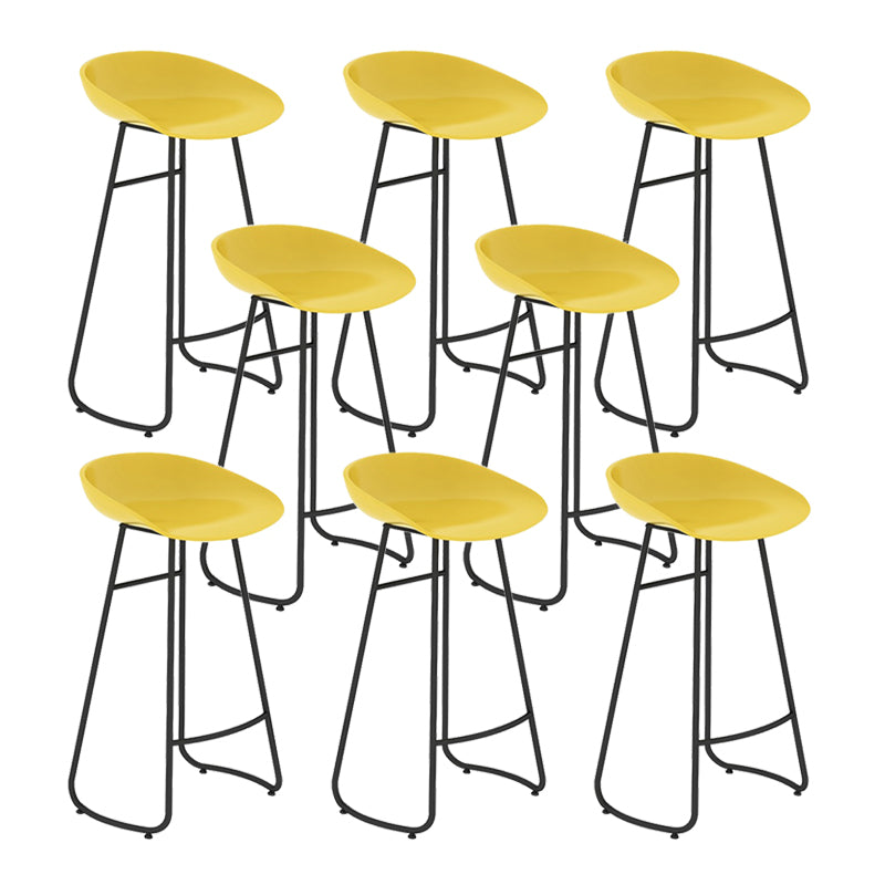 Industrial Counter Stool with Bucket Plastic Bar Stools for Bristol