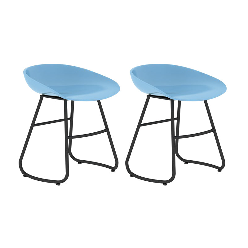 Industrial Counter Stool with Bucket Plastic Bar Stools for Bristol