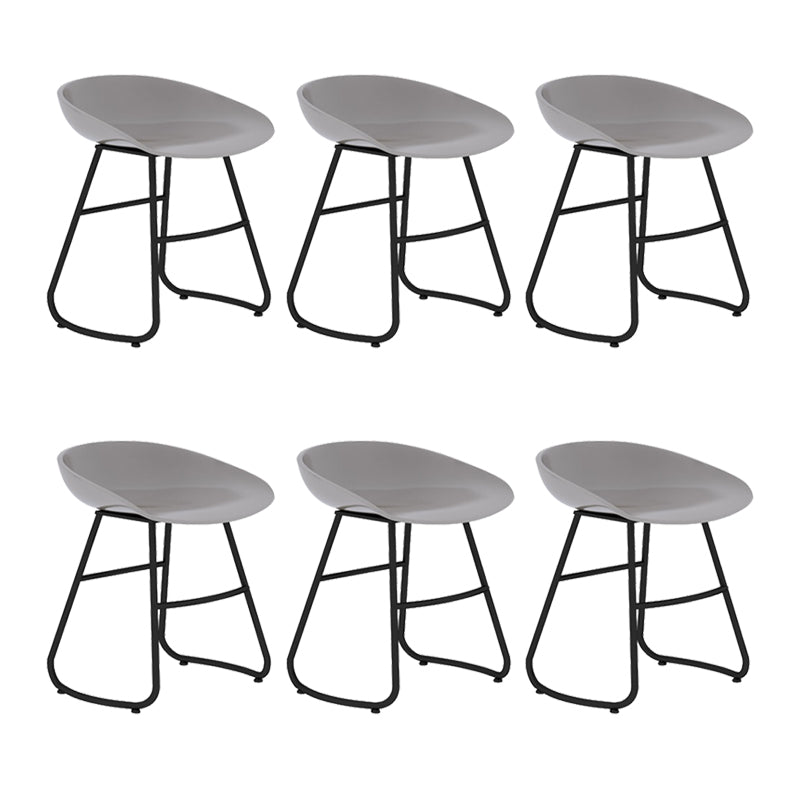 Industrial Counter Stool with Bucket Plastic Bar Stools for Bristol