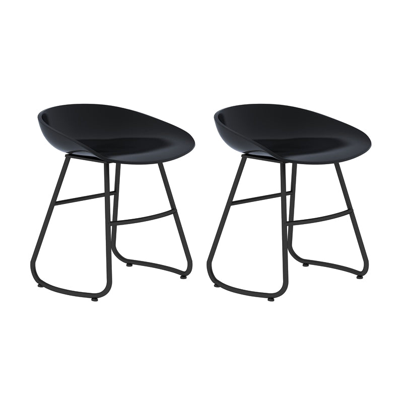 Industrial Counter Stool with Bucket Plastic Bar Stools for Bristol