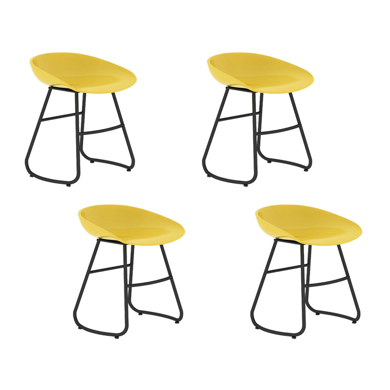 Industrial Counter Stool with Bucket Plastic Bar Stools for Bristol