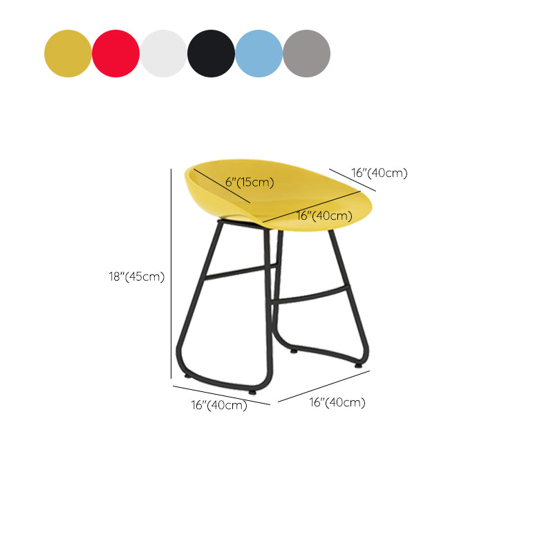Industrial Counter Stool with Bucket Plastic Bar Stools for Bristol