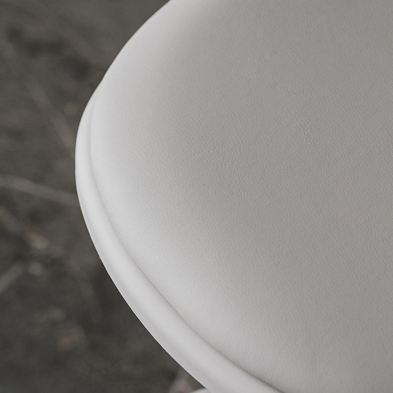 Industrial Backrest Armless Counter Stool Iron Cafe Bar Stool with Adjustable Cushion