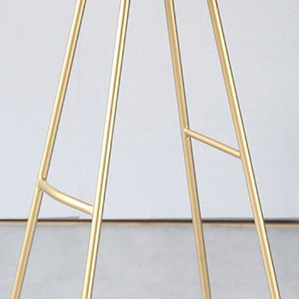 Nordic Style Bar-stool Bucket Counter Bar Stool with Metal Legs