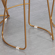 Contemporary Wood Bar Stool Metal Bar Stool with Contoured Seat