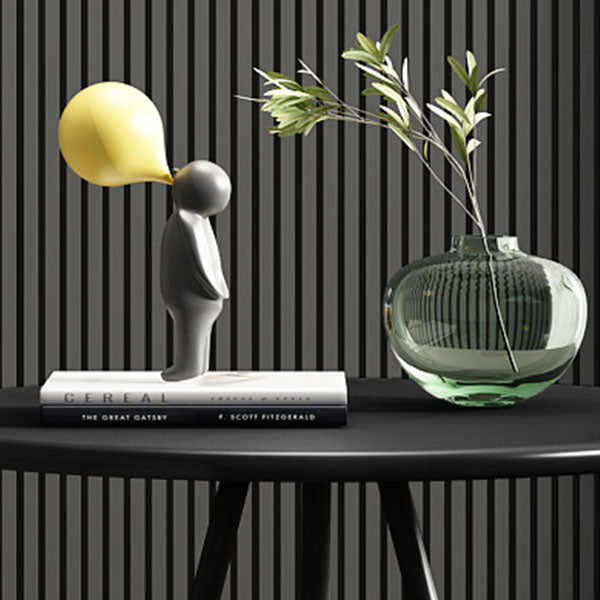 1/3/4/5 Pieces Industrial Iron Bar Table Set Round Bistro Set with Wood Top