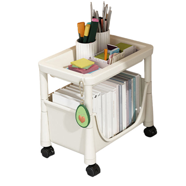 Contemporary Bookcase Vertical Plastic Book Shelf for Study Room