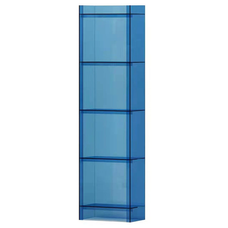 Glam Acrylic Bookcase Standard Shelf Bookshelf for Home Office 9.8" Wide