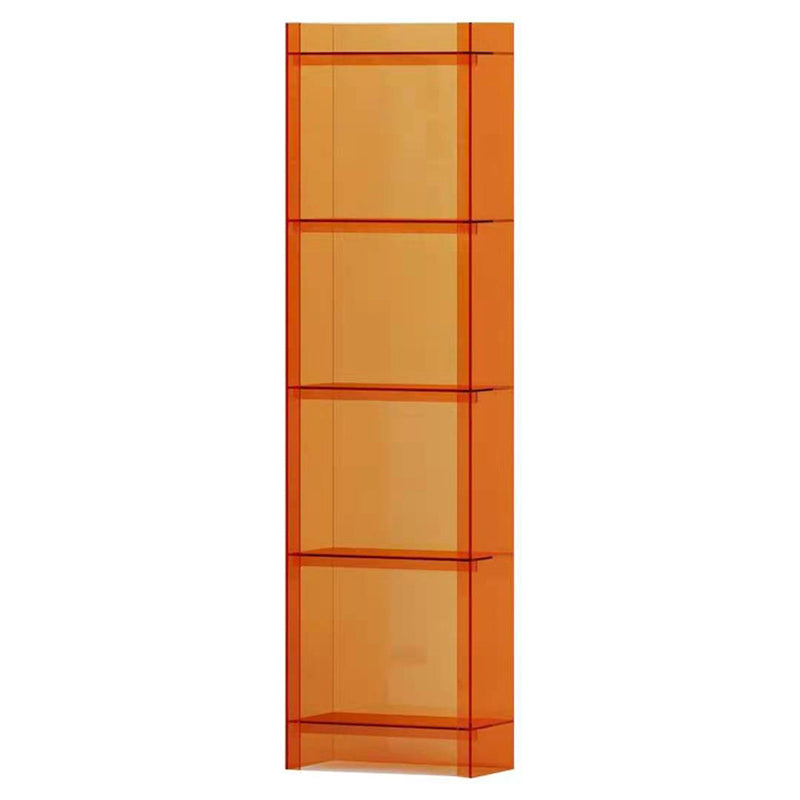 Glam Acrylic Bookcase Standard Shelf Bookshelf for Home Office 9.8" Wide