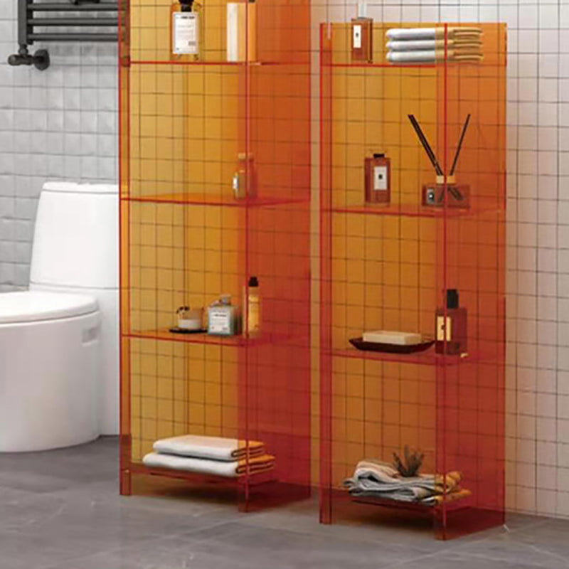 Glam Acrylic Bookcase Standard Shelf Bookshelf for Home Office 9.8" Wide