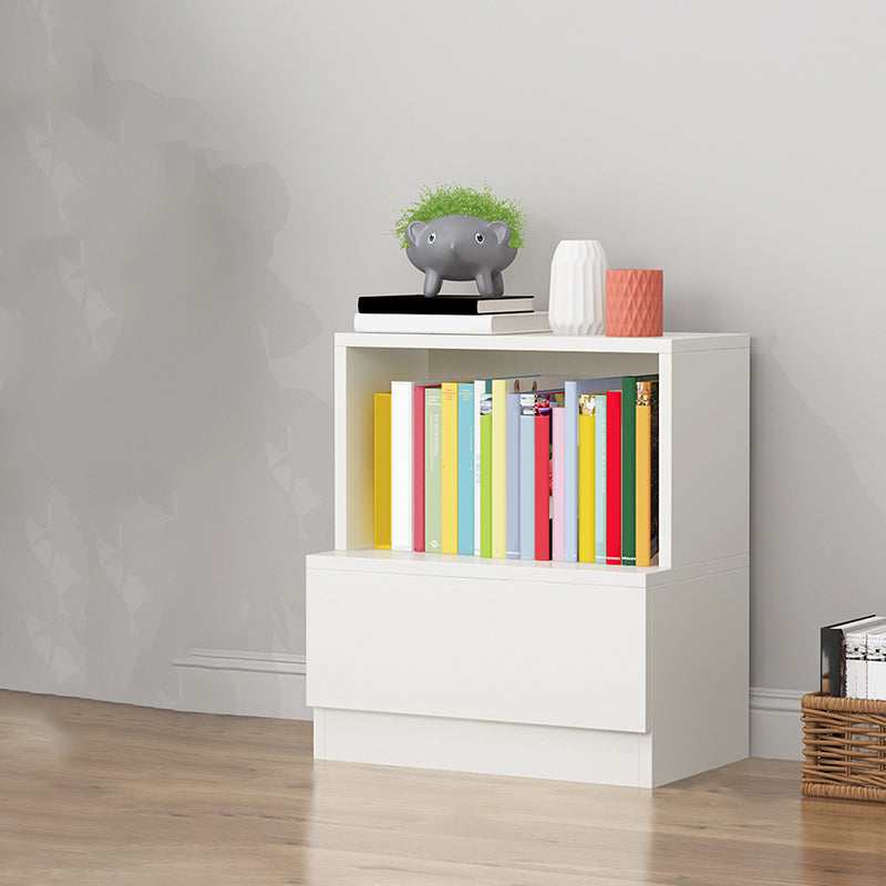 Engineered Wood Vertical Bookshelf Open Modern Shelf Bookcase for Study Room