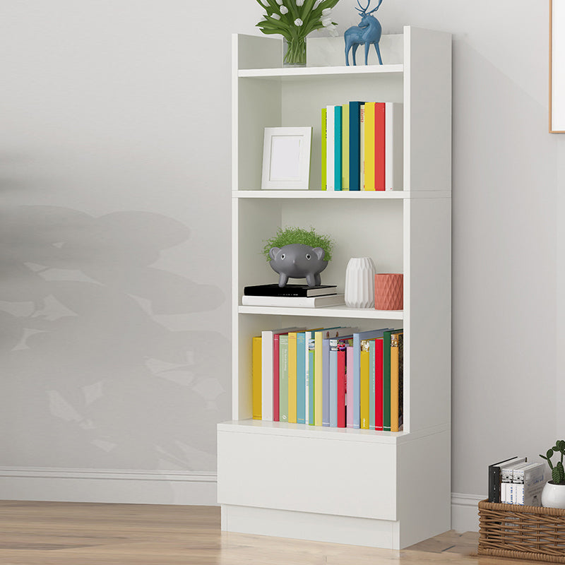Engineered Wood Vertical Bookshelf Open Modern Shelf Bookcase for Study Room