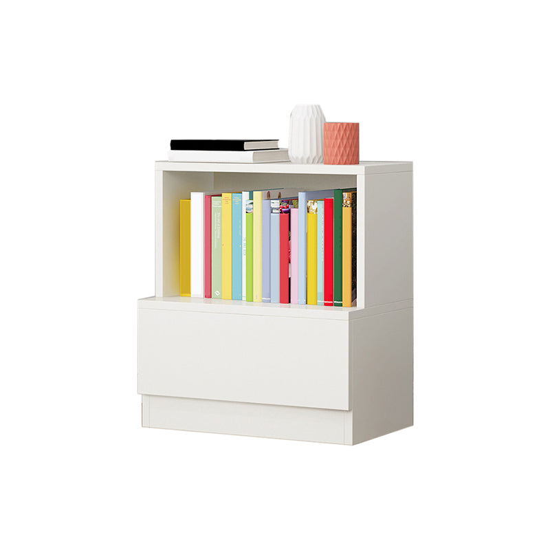 Engineered Wood Vertical Bookshelf Open Modern Shelf Bookcase for Study Room