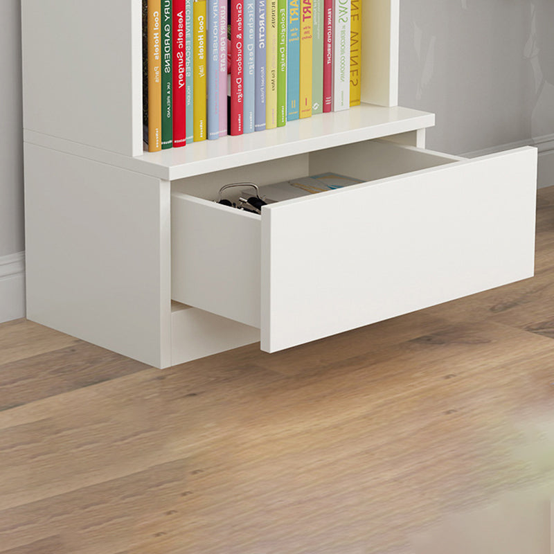 Engineered Wood Vertical Bookshelf Open Modern Shelf Bookcase for Study Room