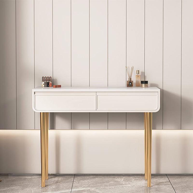 Glam With 2/4 Drawer Solid Wood Bedroom Standing Make-up Vanity