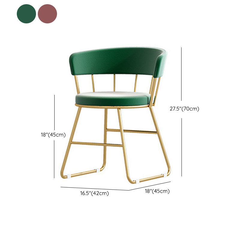 Contemporary Stone Top Makeup Vanity Desk with Wooden Drawer