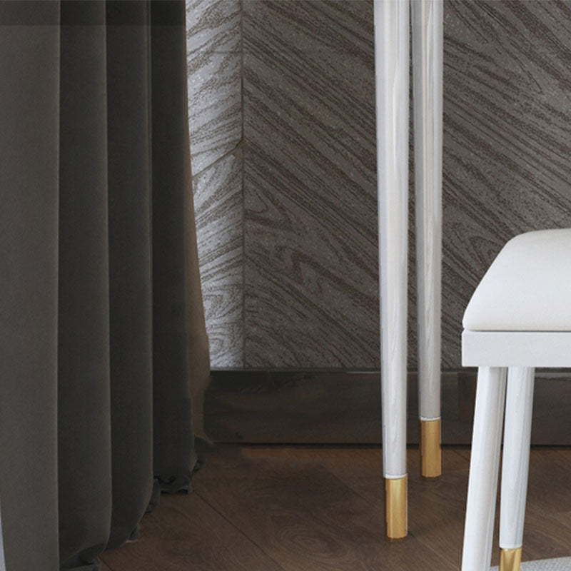 White Makeup Table With 2 Drawers 15.74 W X 29.52" H for Bedroom