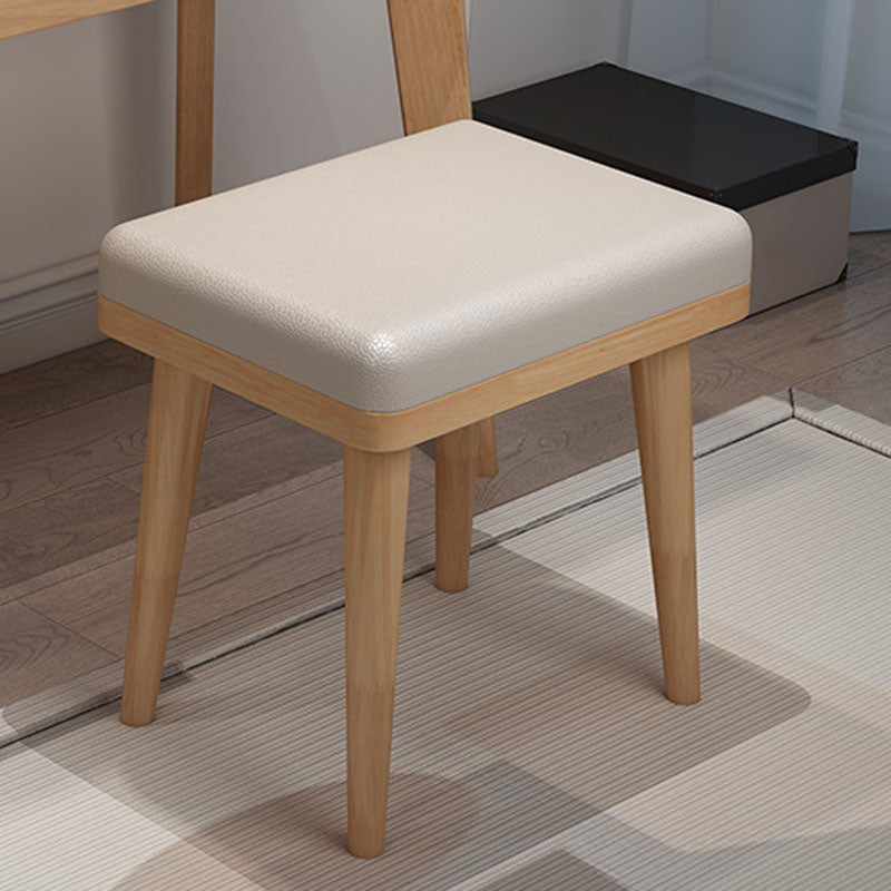 Scandinavian Solid Wood Make-up Vanity 3 Drawer Vanity Dressing Table