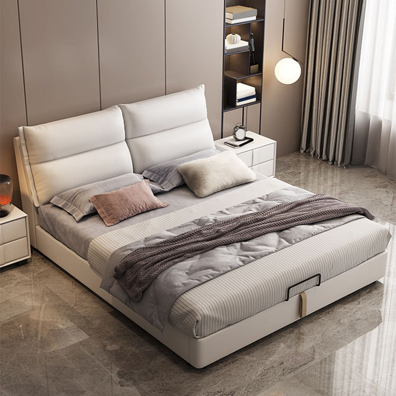 Contemporary 41.33" Tall Upholstered Rectangular Headboard Standard Bed