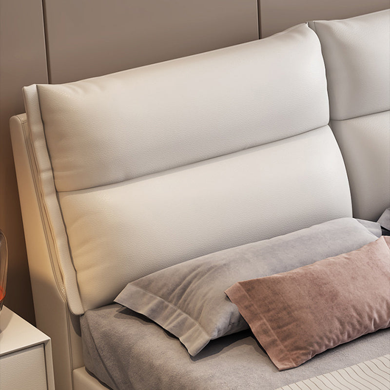 Contemporary 41.33" Tall Upholstered Rectangular Headboard Standard Bed