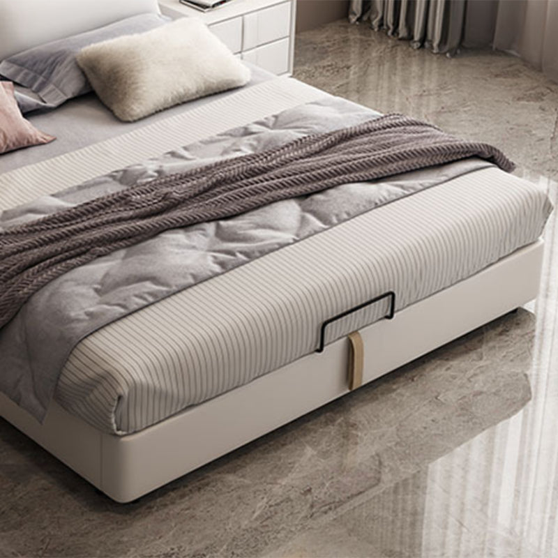 Contemporary 41.33" Tall Upholstered Rectangular Headboard Standard Bed