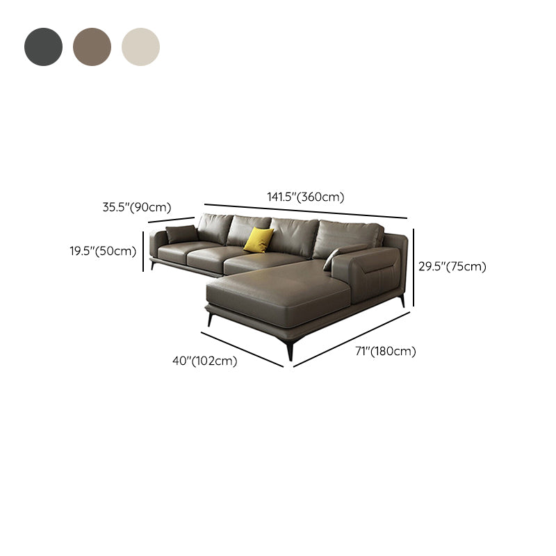 nordic Pillows Recessed Arm Living Room Seating Faux Leather Stationary