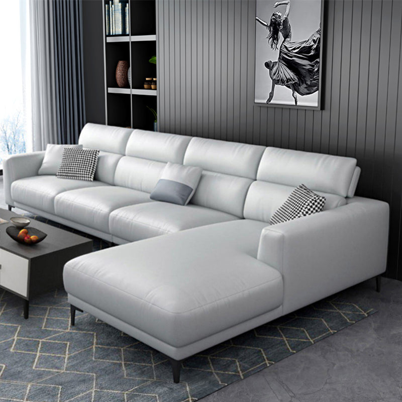 Modern Cushions Recessed Arm Living Room Faux Leather Seating