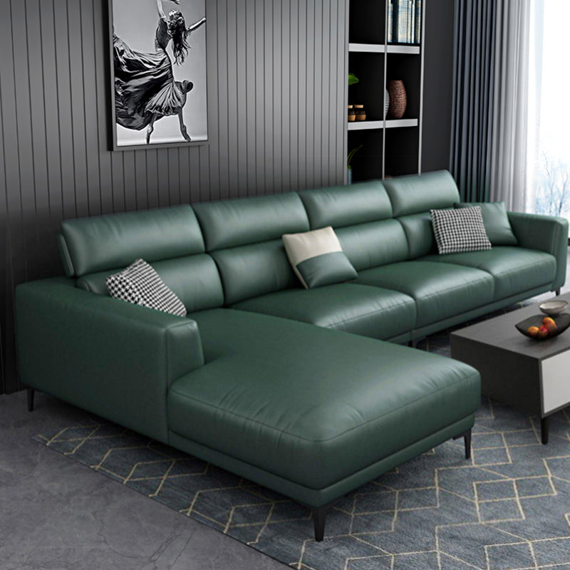 Modern Cushions Recessed Arm Living Room Faux Leather Seating