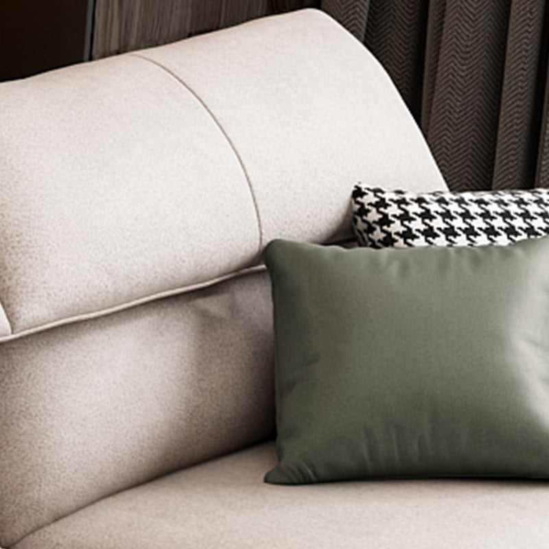 Modern Faux Leather Living Room Pillow Top Arm Cushions Seating