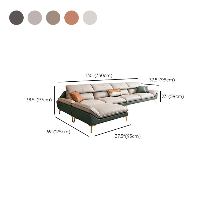 Modern Faux Leather Living Room Pillow Top Arm Cushions Seating