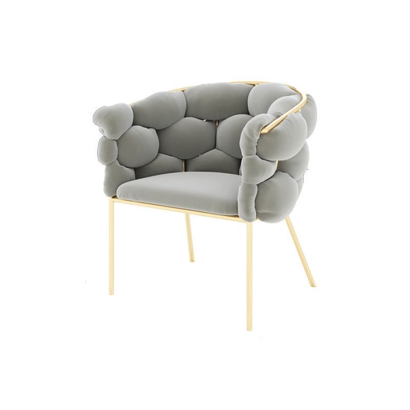 Contemporary Fabric Tuxedo Arm Settee Tight Back Standard Sofa