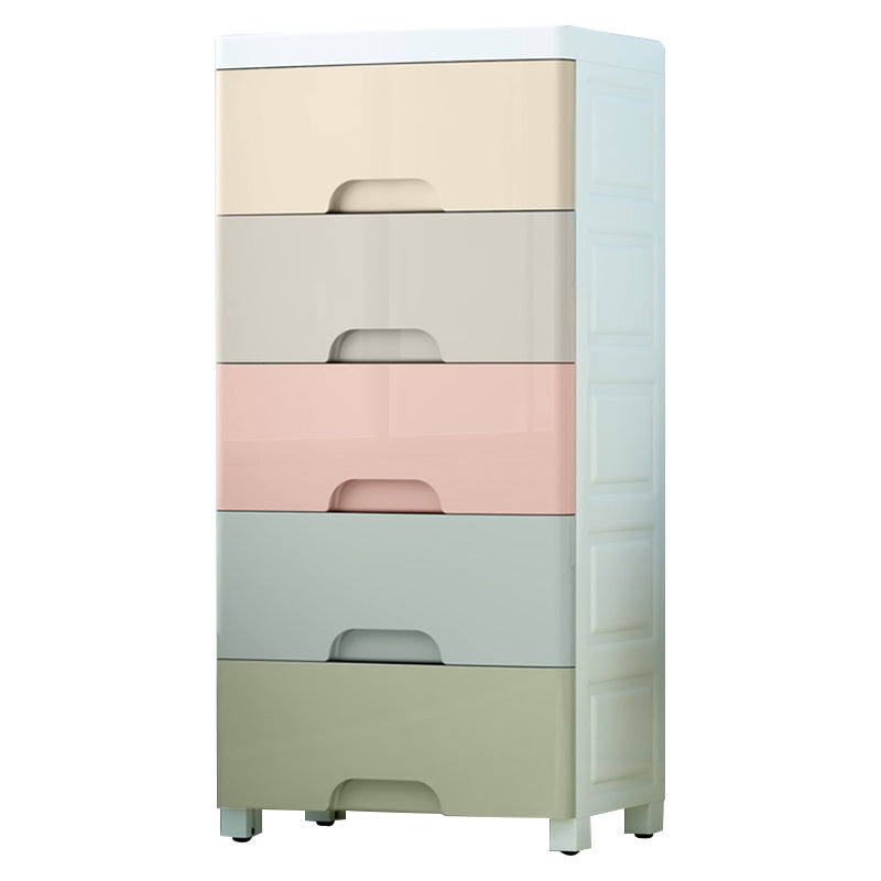 Non-Hanging Armoire with Drawer Plastic Storage Cabinet with Legs