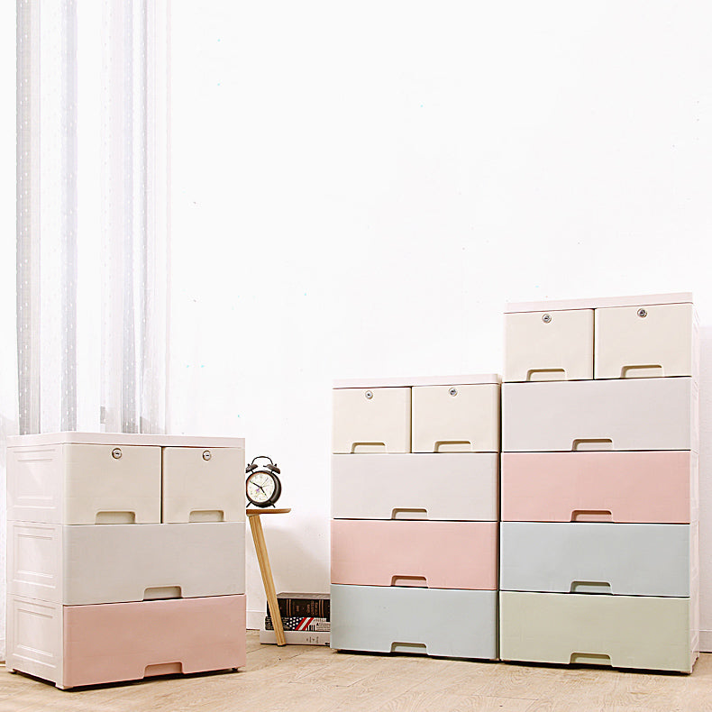 Non-Hanging Armoire with Drawer Plastic Storage Cabinet with Legs