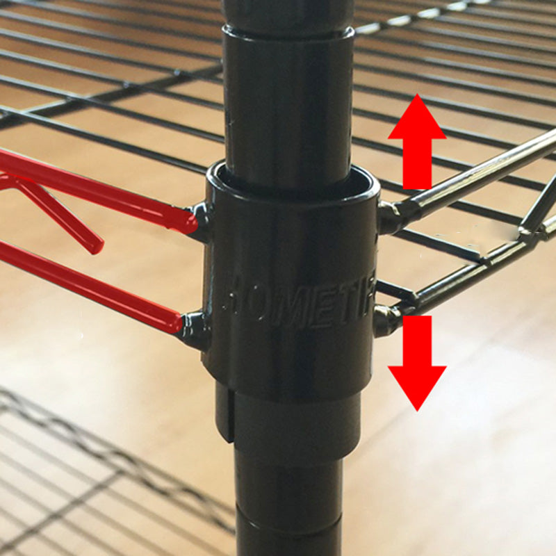 Contemporary Style 2-Shelf Wardrobe Steel Cloth Rod Included Wardrobe Closet