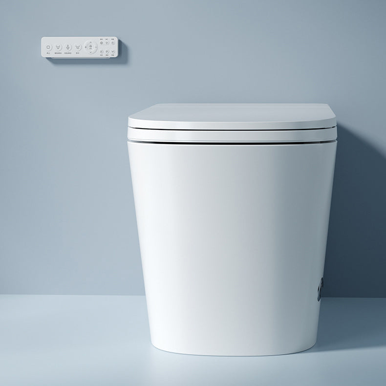 Modern Siphon Jet Toilet Bowl Floor Mount Skirted Toilet with Toilet Seat