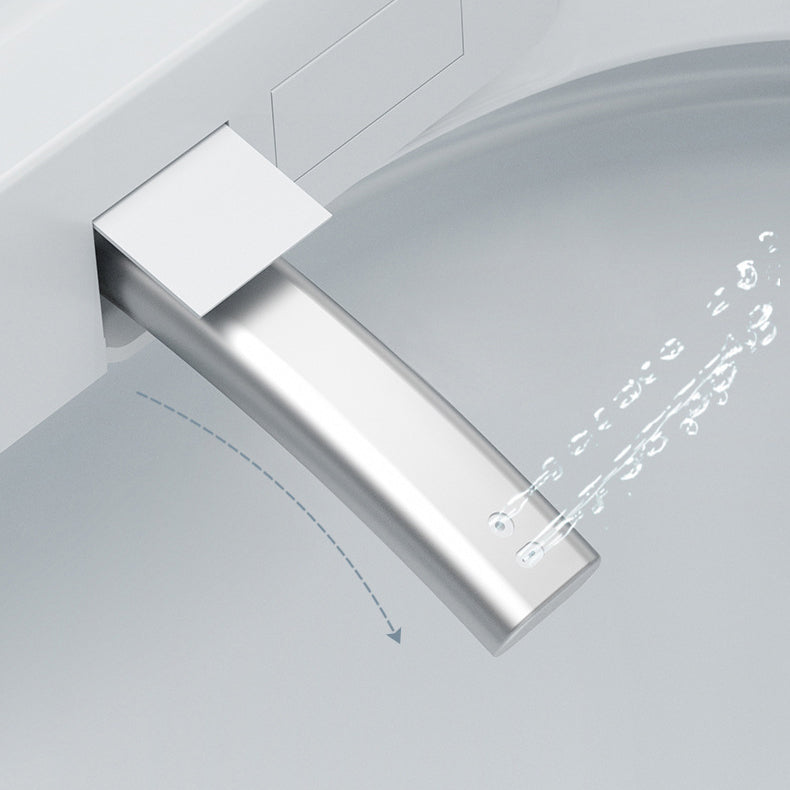 Modern Siphon Jet Toilet Bowl Floor Mount Skirted Toilet with Toilet Seat