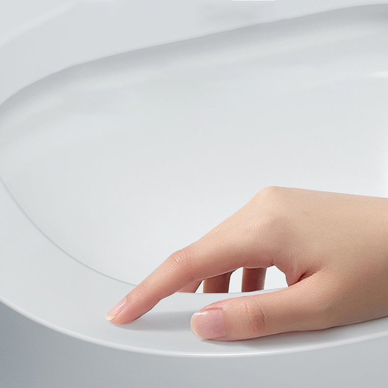 Modern Siphon Jet Toilet Bowl Floor Mount Skirted Toilet with Toilet Seat