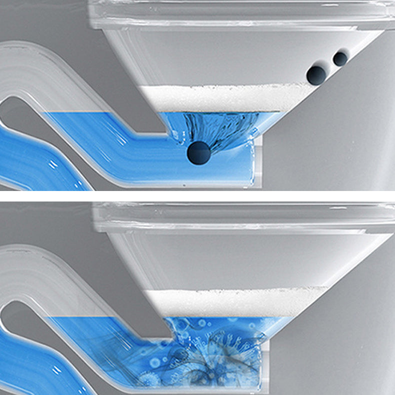 Modern Flush Toilet Heated Seat One-Piece Toilet with Slow Close Seat